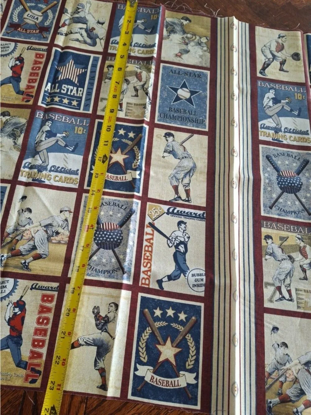 Benartex baseball fabric